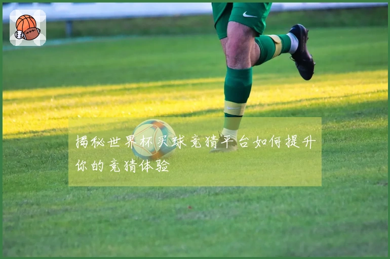 揭秘世界杯买球竞猜平台如何提升你的竞猜体验